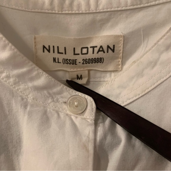 Niki Lotan Tunic white quarter button down - Picture 9 of 10